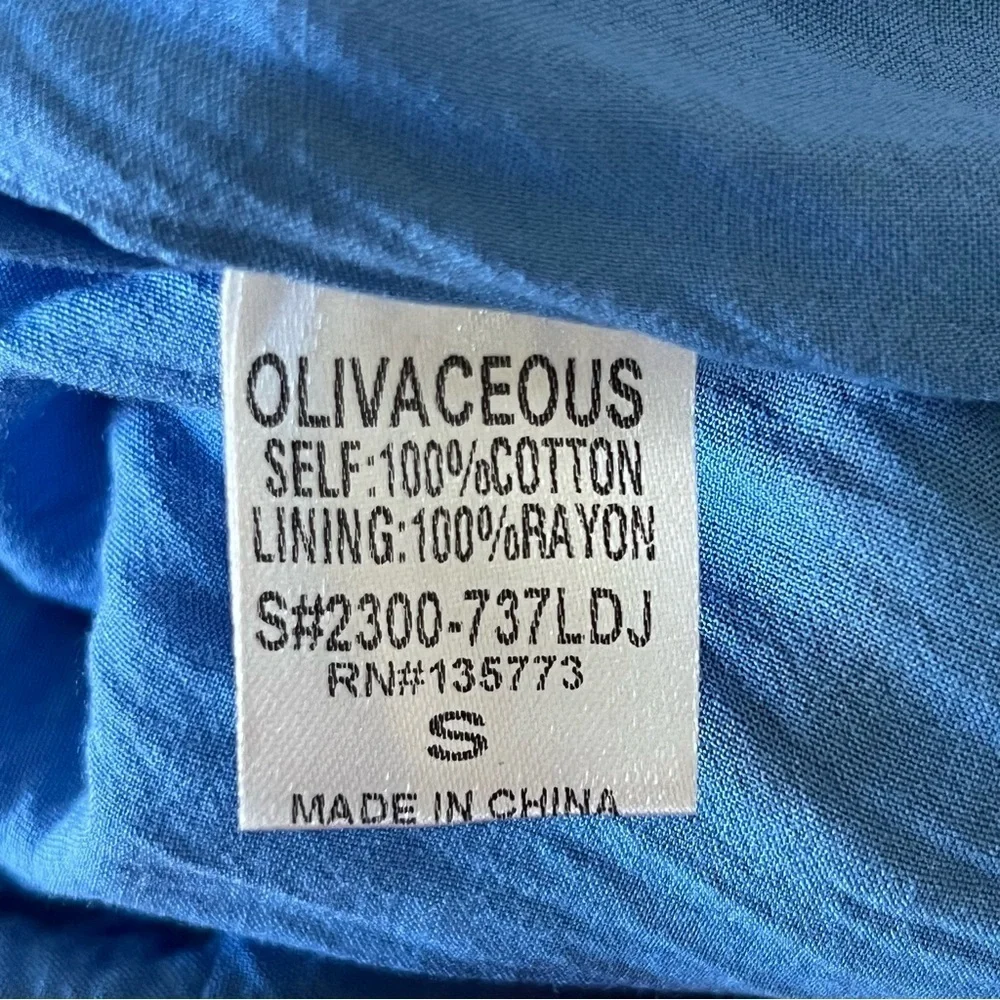 Olivaceous Pink and Blue Floral Dress